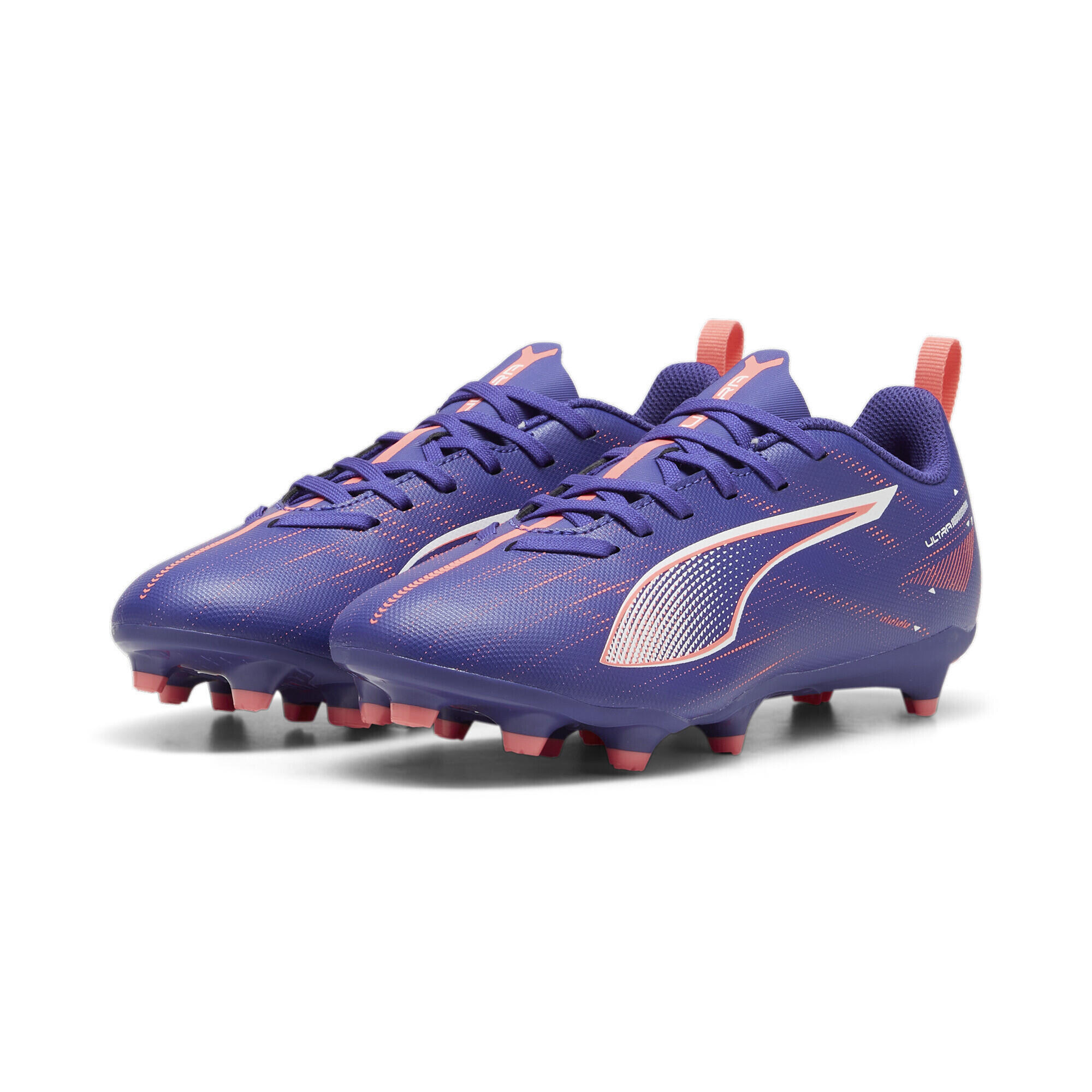 Puma - Chaussures De Football Ultra 5 Play Fg/ag Enfant Et Adolescent Puma - Chaussures De Football - Blanc|bleu|rose - Decathlon
