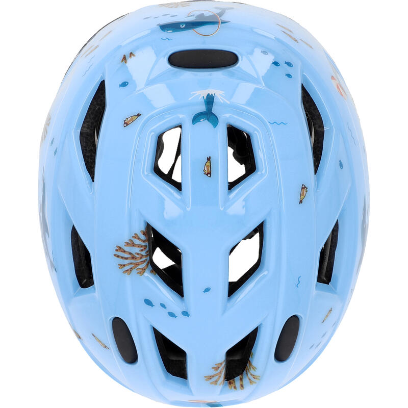 Kask rowerowy dziecięcy Fischer Dolphin XS/S z oświetleniem