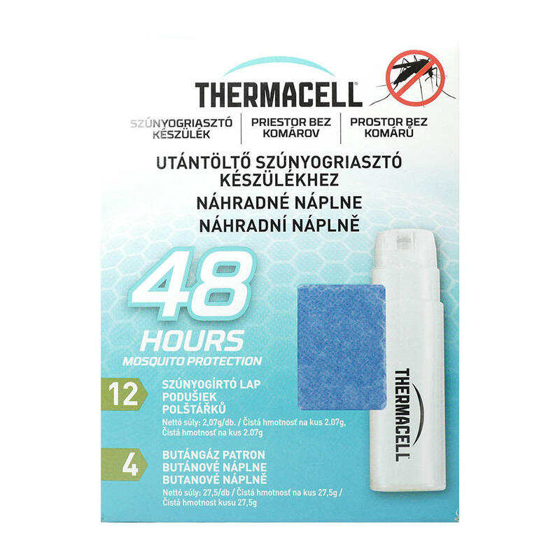 Rezerva Thermacell 48 de ore 4 cartuse de butan 12 placute