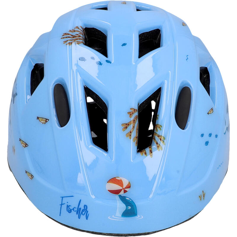Kask rowerowy dziecięcy Fischer Dolphin XS/S z oświetleniem