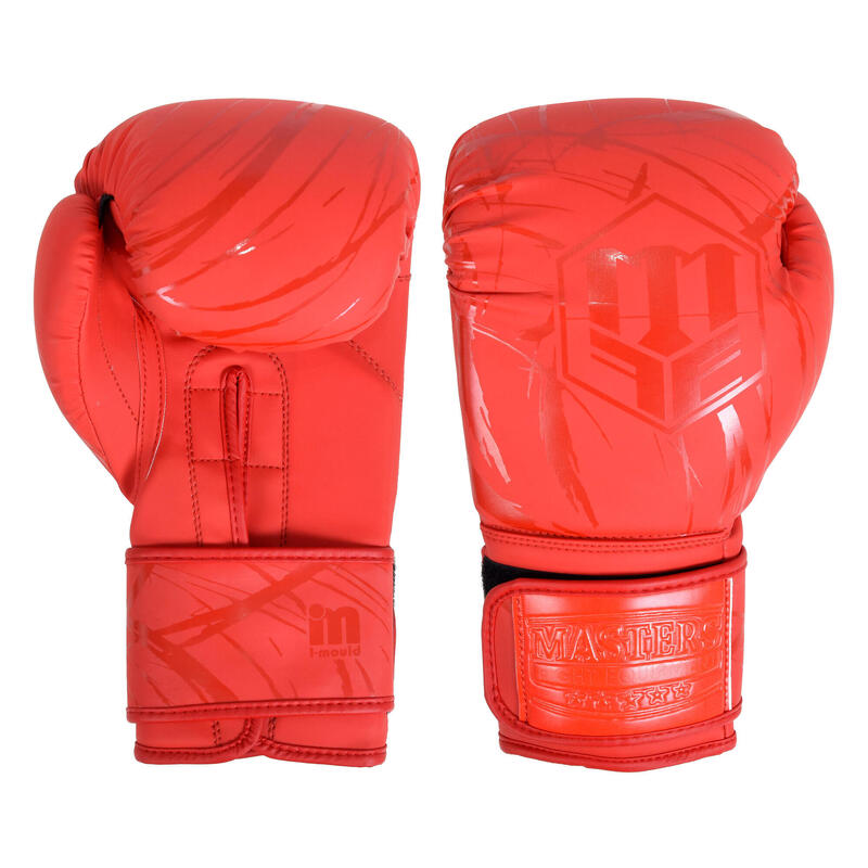 Rękawice bokserskie MASTERS Rpu-red/red