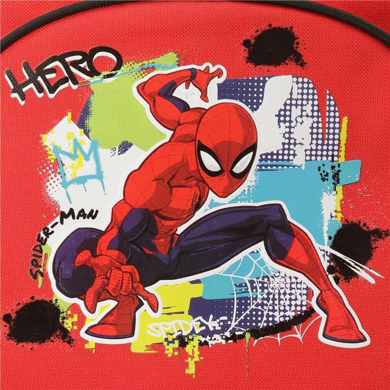 Estojo de três compartimentos menino Marvel Spiderman Urban 12cm Vermelho 6/6