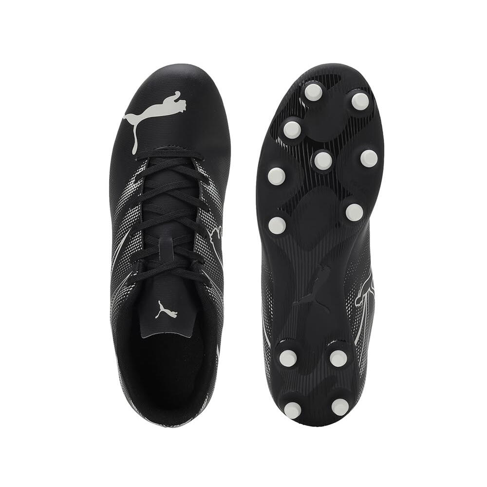Scarpe Da Calcio Uomo Puma Attacanto FG/AG Nero Argento 3/3