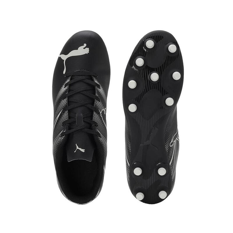 Chaussures de foot ATTACANTO FG/AG Homme (Noir / Argenté)