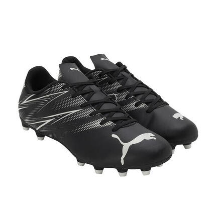 Chaussures De Foot ATTACANTO FG/AG Homme (Noir / Argenté)