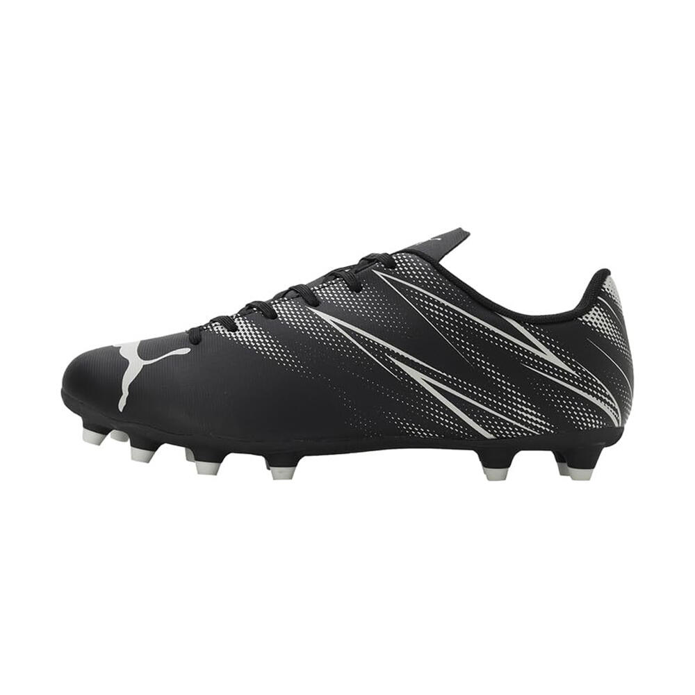 Scarpe Da Calcio Uomo Puma Attacanto FG/AG Nero Argento 2/3