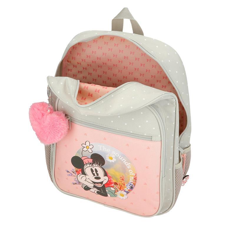 Mochila escolar Niña Disney Minnie Wild nature  38 cm Verde