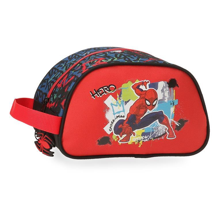 Neceser bandolera  Niño Marvel Spiderman urban  24 cm Rojo