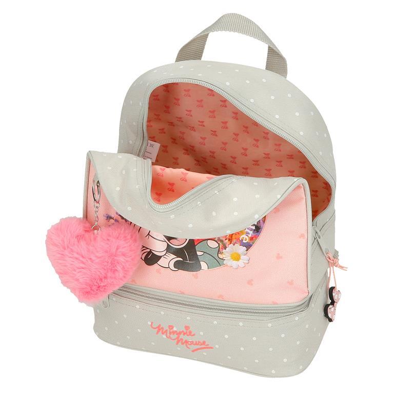 Sac à dos porte-goûter Fille Disney Minnie Wild nature 28cm Vert 4/7