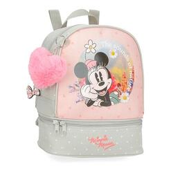 Sac à dos porte-goûter Fille Disney Minnie Wild nature 28cm Vert