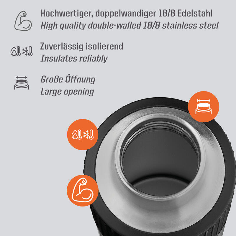 Récipient Isotherme Esbit Sculptor 1000 Ml - Acier Inoxydable, Maintien Chaud Ou Froid, Anti-fuite