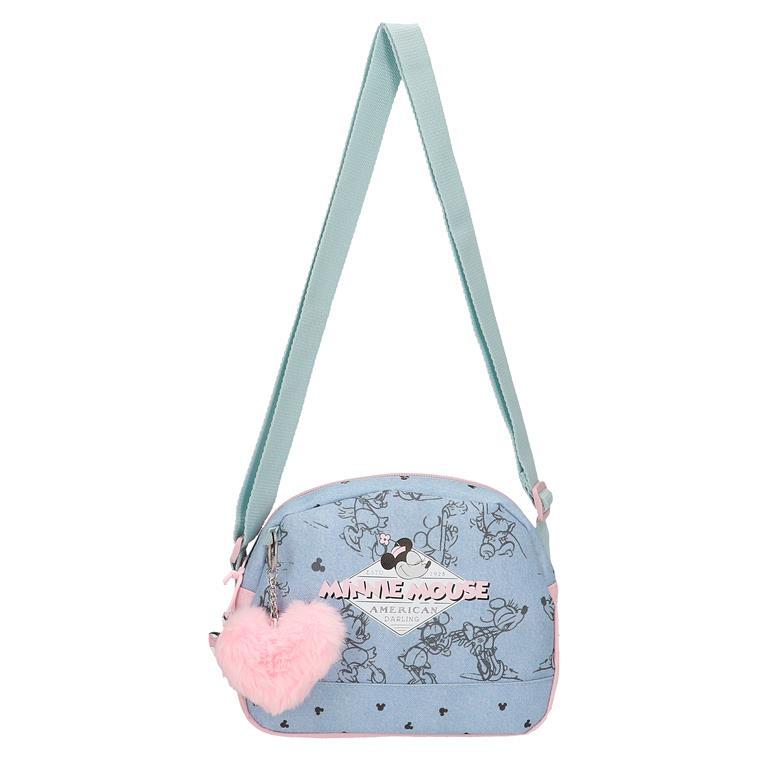 Bandoleira Menina Disney Minnie American Darling 16,5cm Azul 5/6