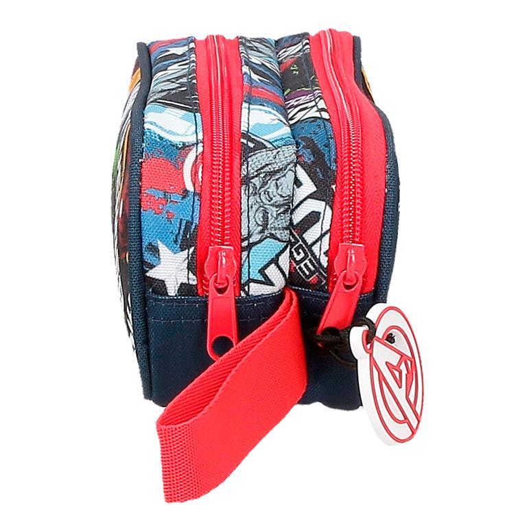 Estuche dos compartimentos Niño Marvel Legendary  9 cm Azul