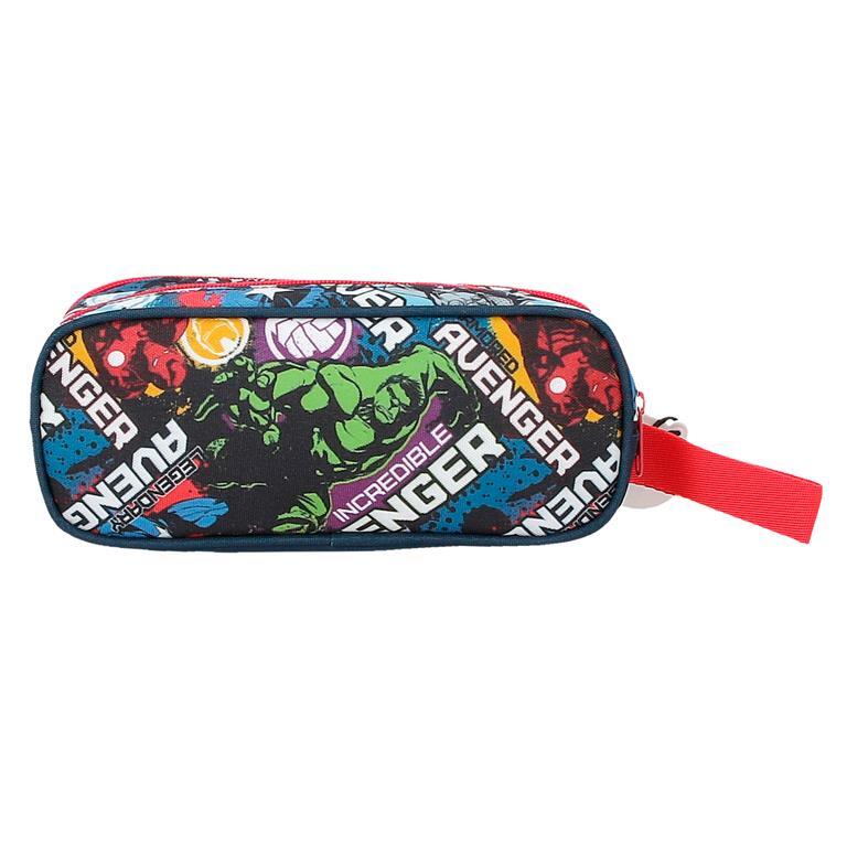 Estuche dos compartimentos Niño Marvel Legendary  9 cm Azul