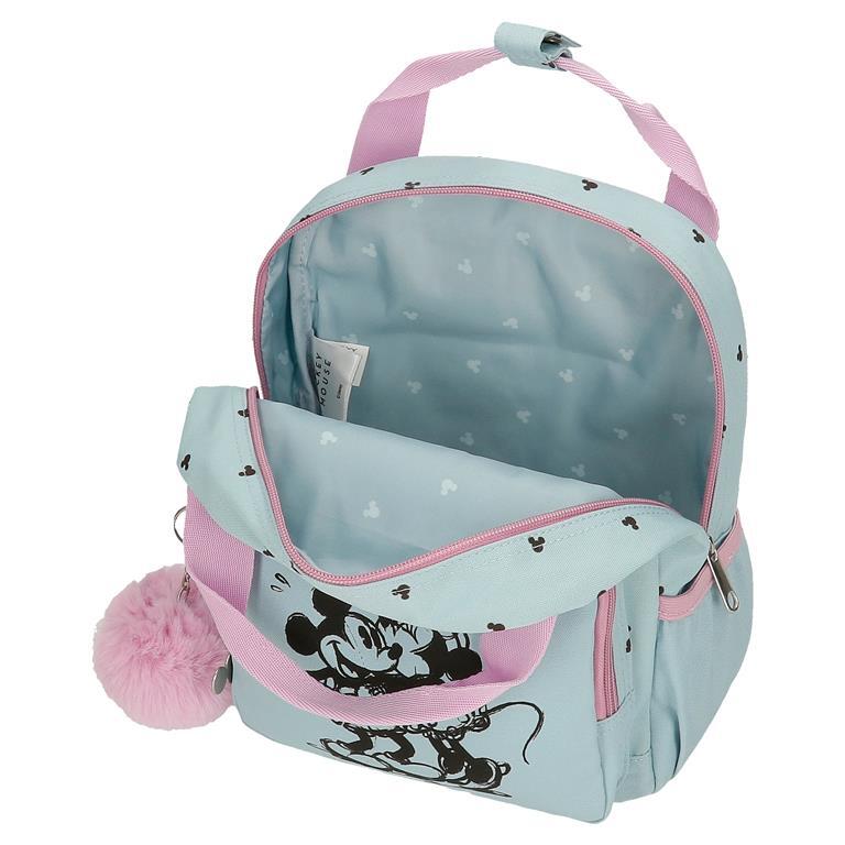 Mochila escolar Niña Disney Kisses M&M  28 cm Azul