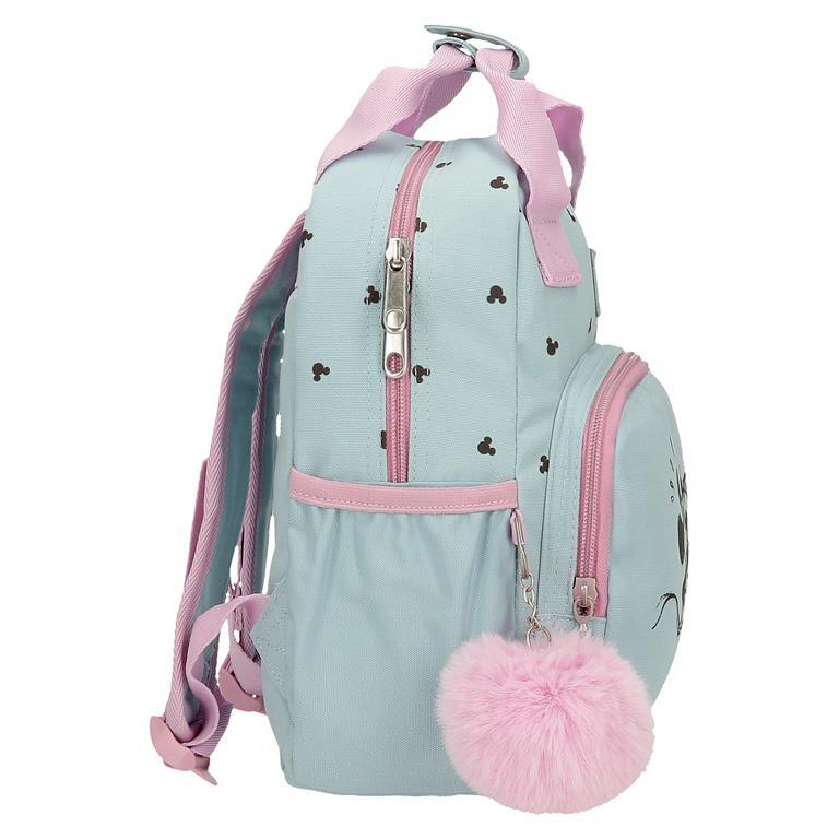 Mochila escolar Niña Disney Kisses M&M  28 cm Azul