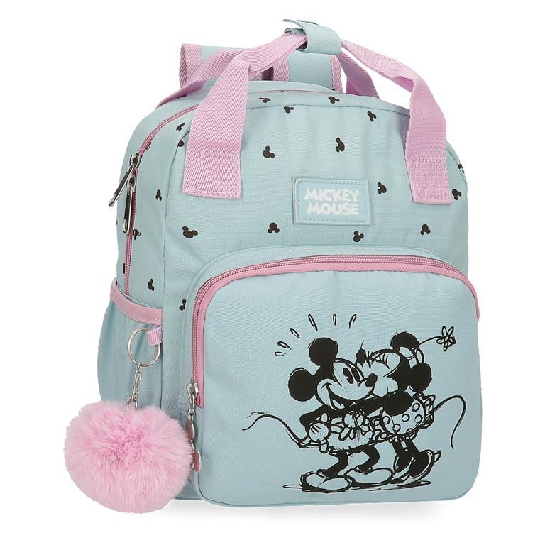 Mochila escolar Niña Disney Kisses M&M  28 cm Azul