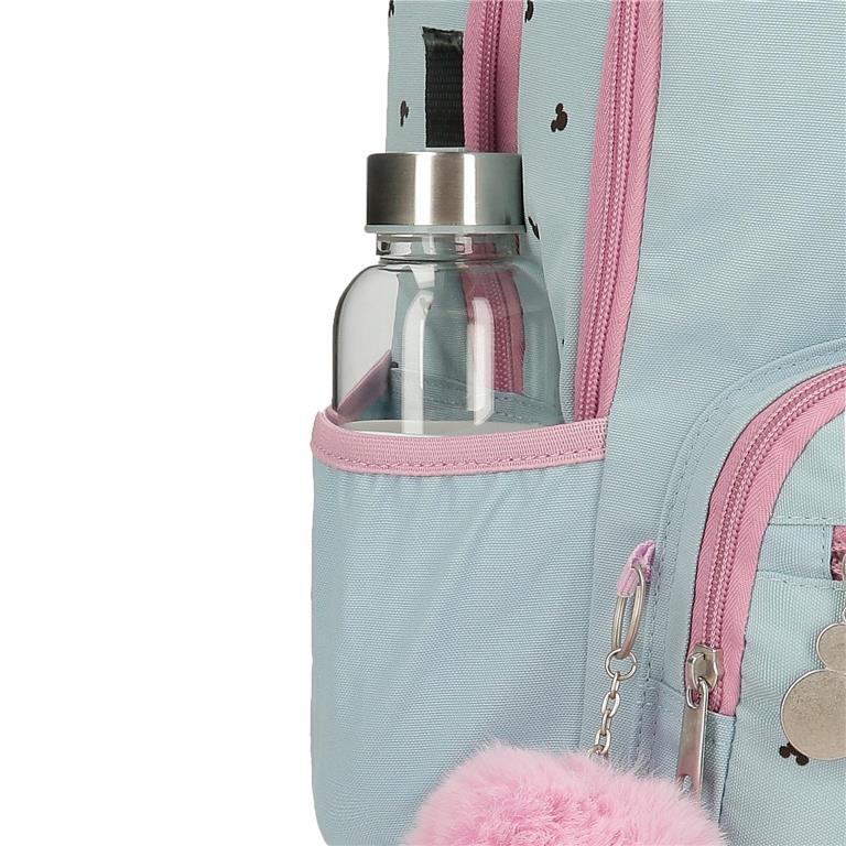 Sac à dos scolaire Fille Disney Kisses M&M deux compartiments 44 cm Bleu 6/6