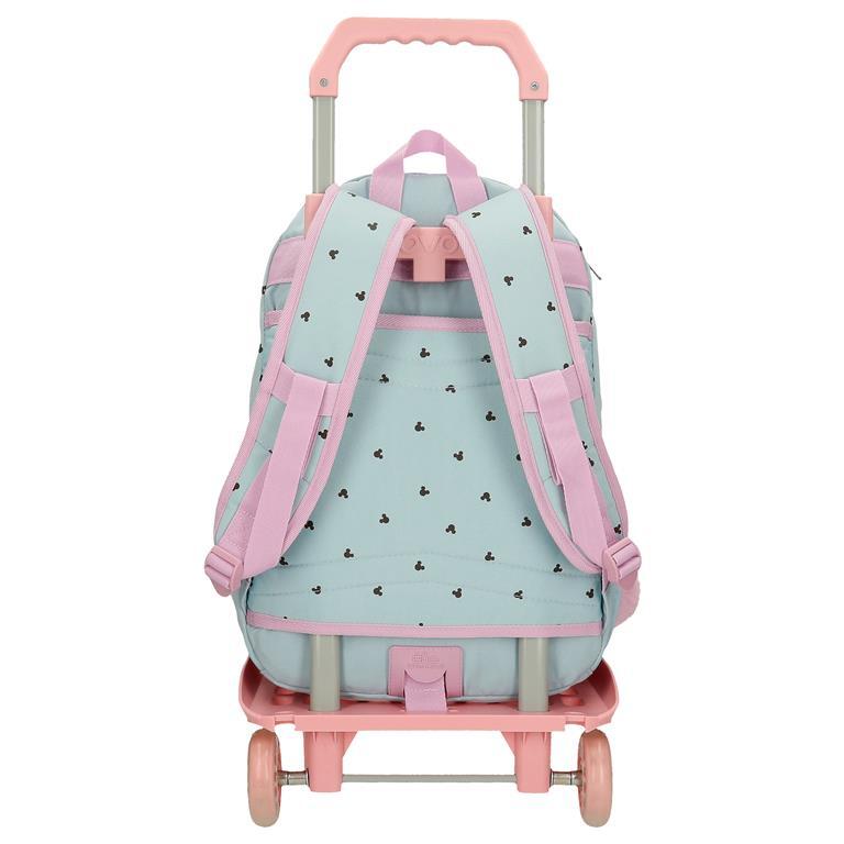 Sac à dos scolaire Fille Disney Kisses M&M deux compartiments 44 cm Bleu 3/6