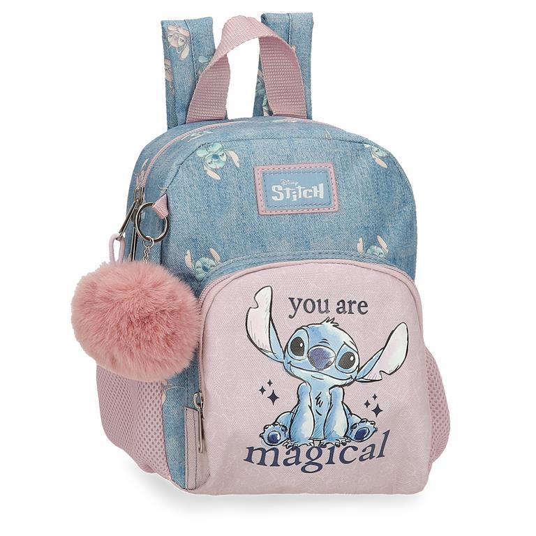 Mochila escolar Niña Disney Stitch You are magical  24 cm Azul