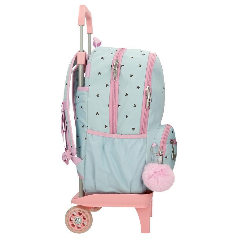 Sac à dos scolaire Fille Disney Kisses M&M deux compartiments 44 cm Bleu 2/6