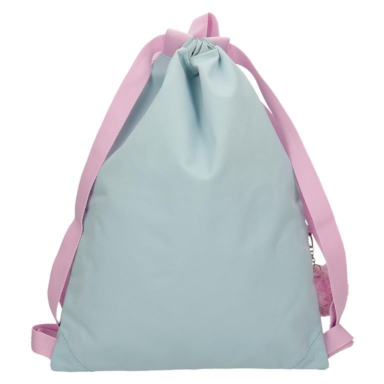 Mochila saco Niña Disney Kisses M&M  46 cm Azul 3/6