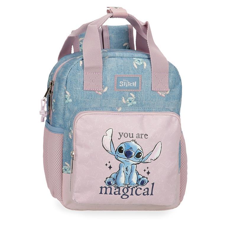 Mochila escolar Niña Disney Stitch You are magical  28 cm Azul