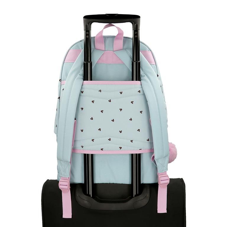 Sac à dos scolaire Fille Disney Kisses M&M 44cm Bleu 5/6