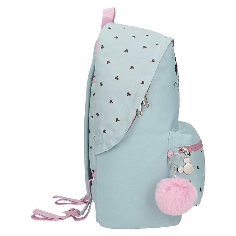 Sac à dos scolaire Fille Disney Kisses M&M 44cm Bleu 2/6
