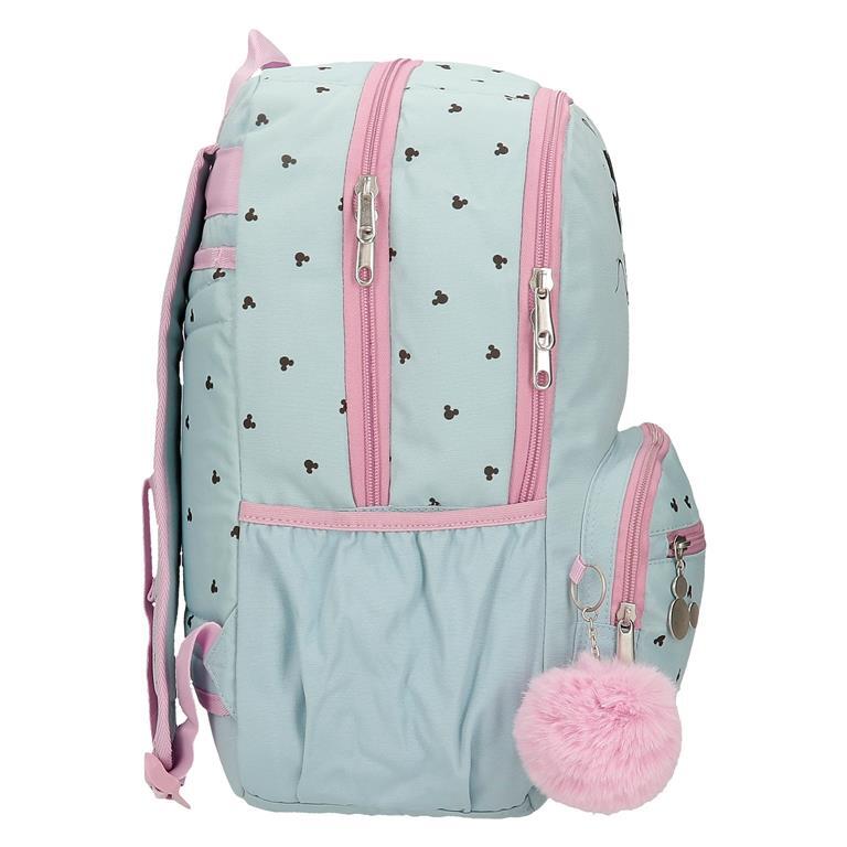 Zaino Scolastico Bambina Disney Kisses M&M due scomparti 44 cm Blu 2/6