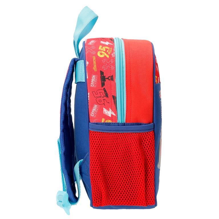 Mochila escolar Niño Disney Cars Lets race  25 cm Rojo