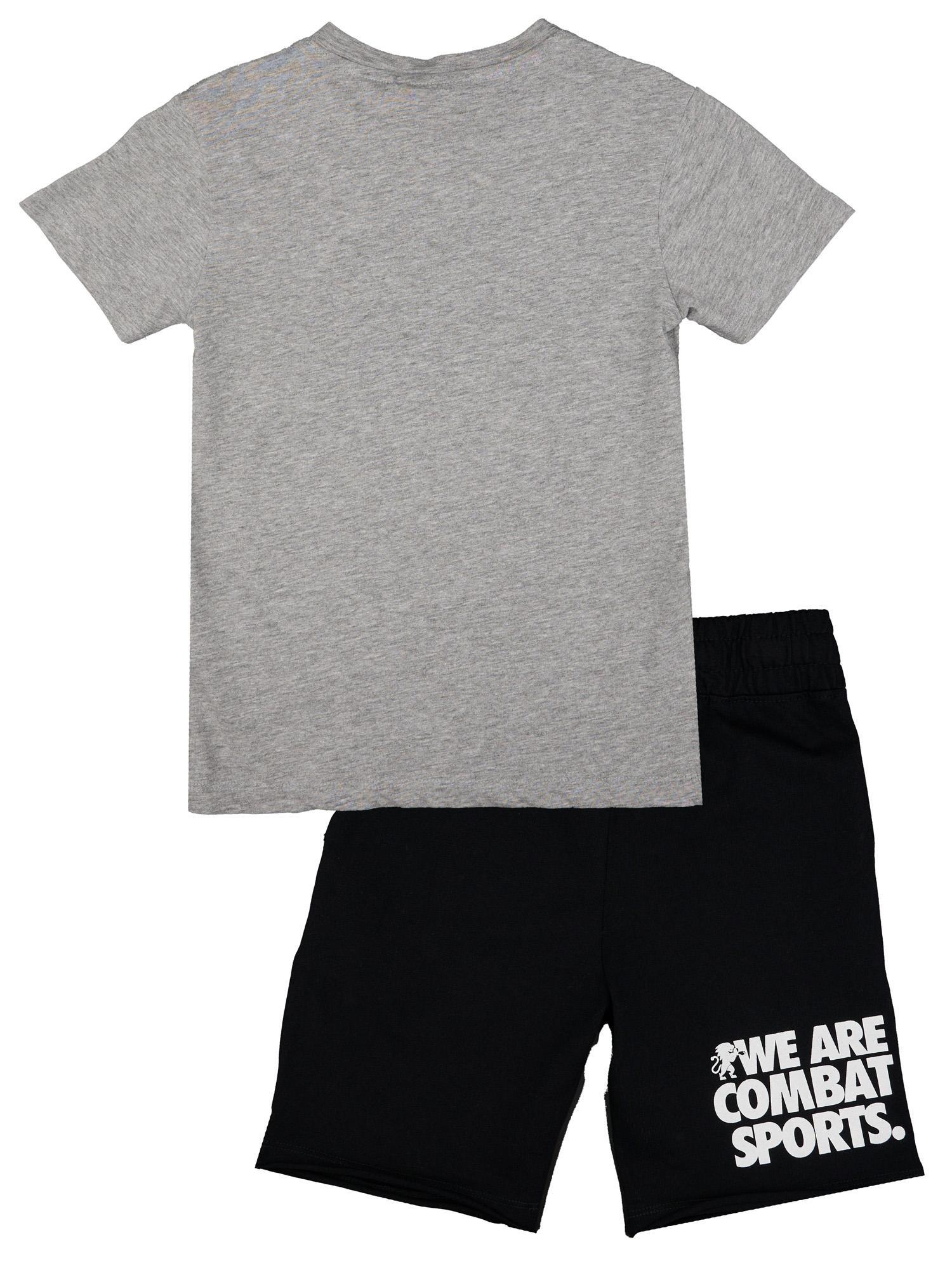 Komplettes Baumwoll-Set für Kinder mit Leone WACS T-Shirt und Shorts 2/6