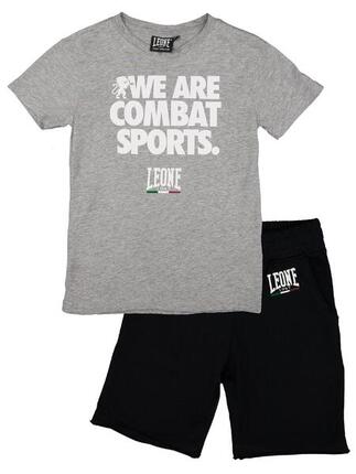 Ensemble complet en coton pour enfant avec t-shirt et short Leone WACS