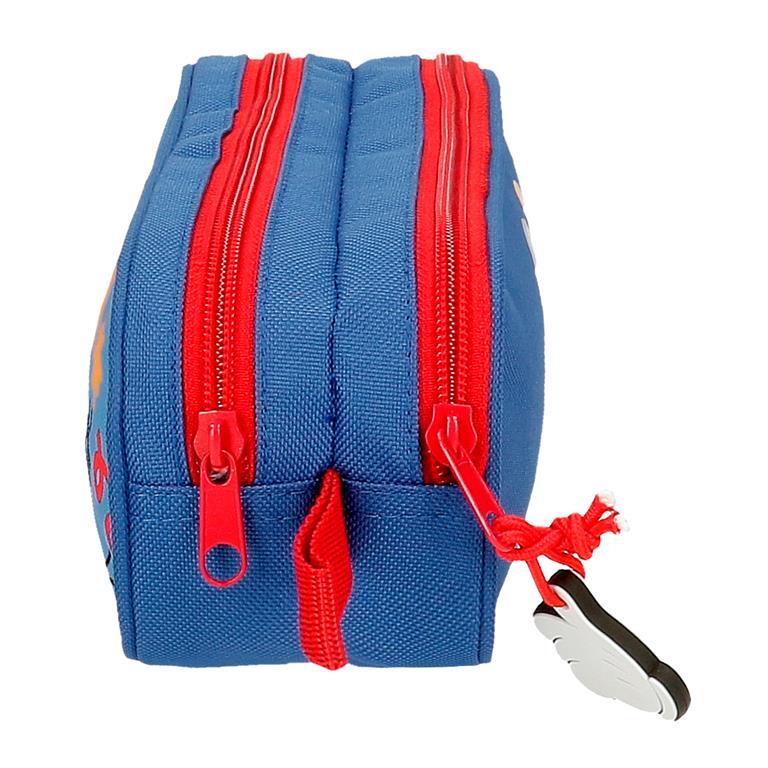 Estojo de dois compartimentos menino Disney Mickey Peek a Boo 9cm Azul 2/5