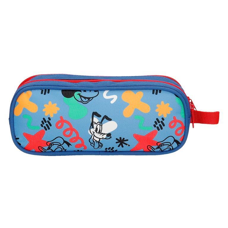 Estojo de dois compartimentos menino Disney Mickey Peek a Boo 9cm Azul 3/5