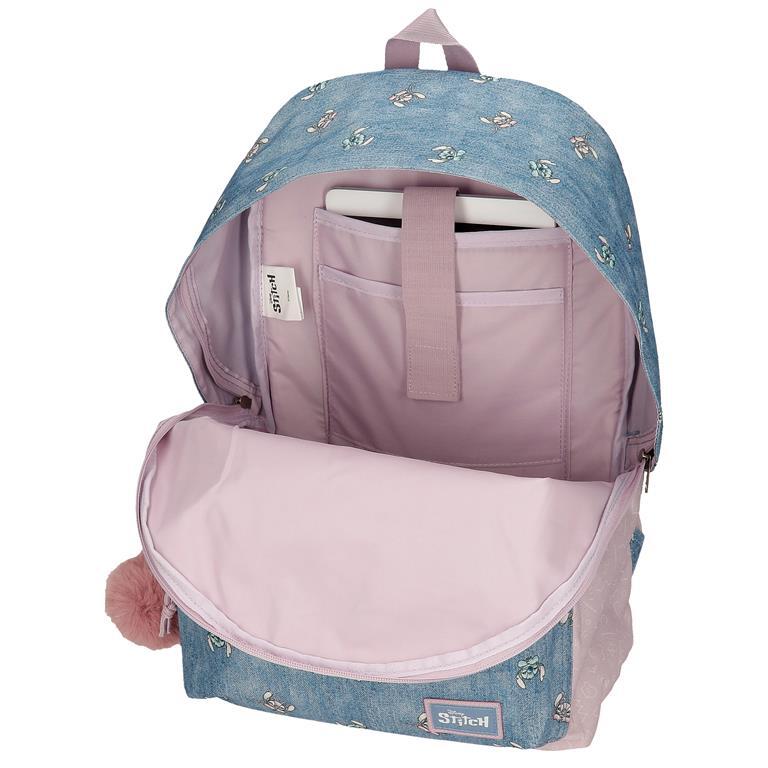 Mochila escolar Niña Disney Stitch You are magical  44 cm Azul