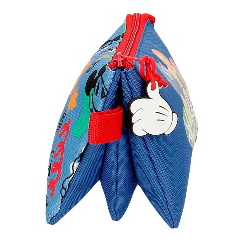 Estojo de três compartimentos menino Disney Mickey Peek a Boo 12cm Azul 2/5