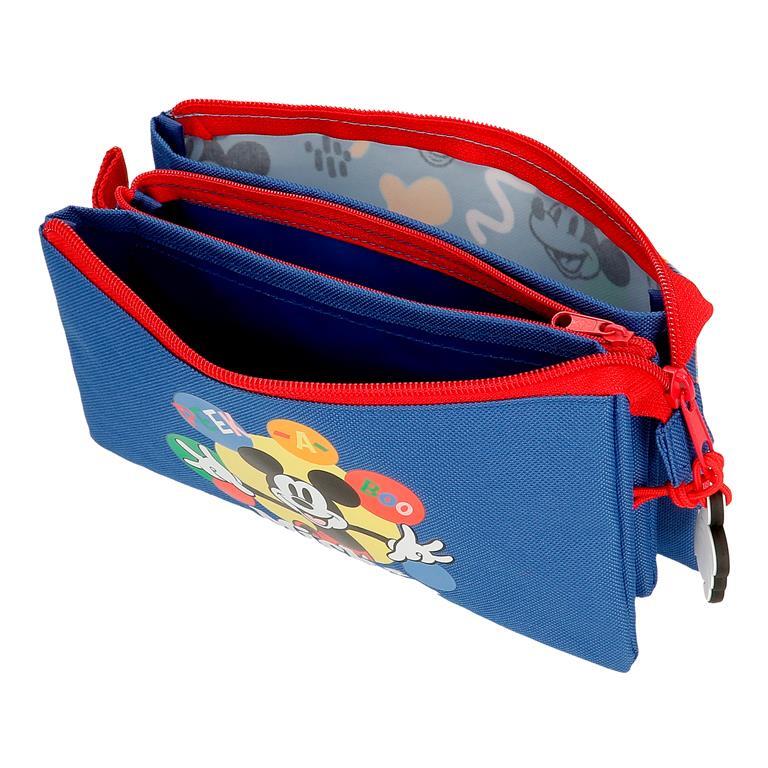 Estojo de três compartimentos menino Disney Mickey Peek a Boo 12cm Azul 4/5