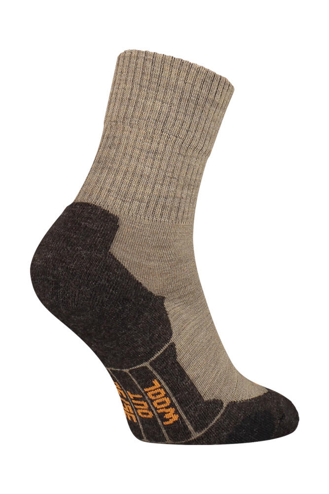 Lot de 3 paires de chaussettes de randonnée en laine mérinos S12 Beige 3/3