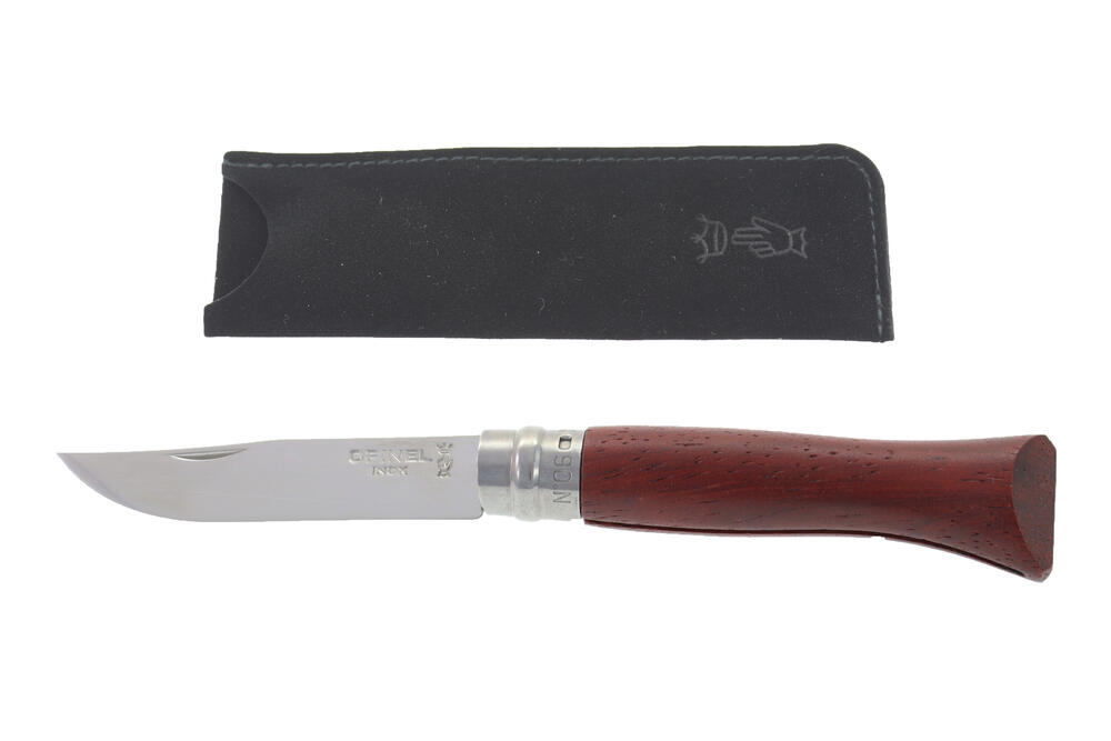 couteau pliant No 6 couteau de poche chêne olive noix bois padouk acier 3/6
