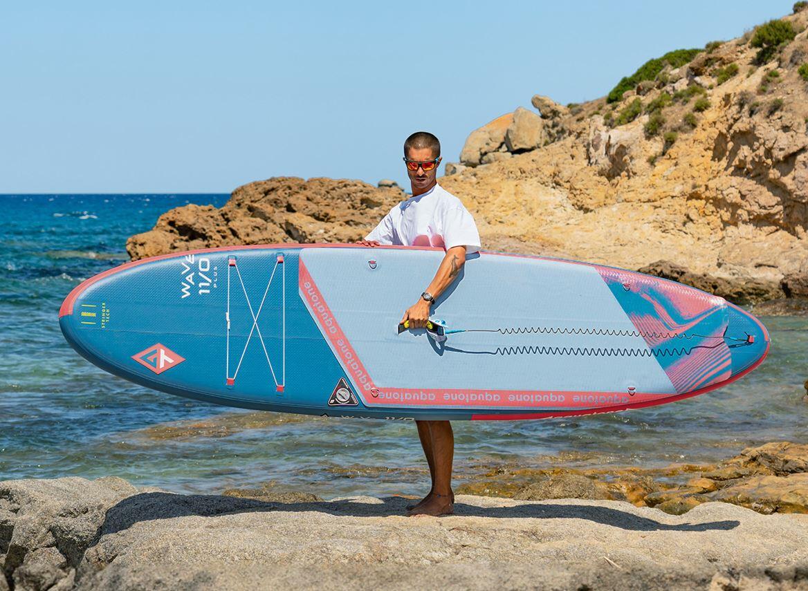 Pompowana deska sup do pływania Aquatone Wave 11.0 Allround zestaw 6/7