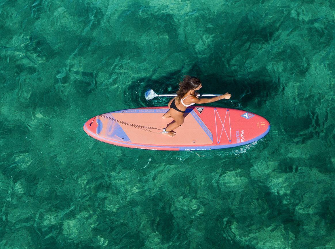 Pompowana deska sup do pływania Aquatone Wave 10.6 Allround zestaw 7/7