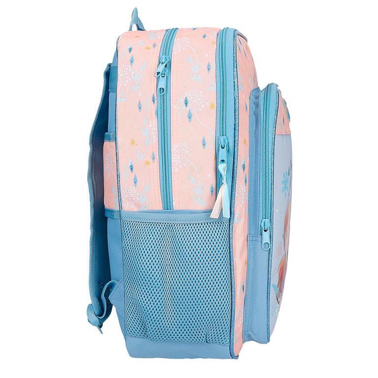 Mochila Escolar Niña Disney Frozen Believe in the journey 40 cm Azul