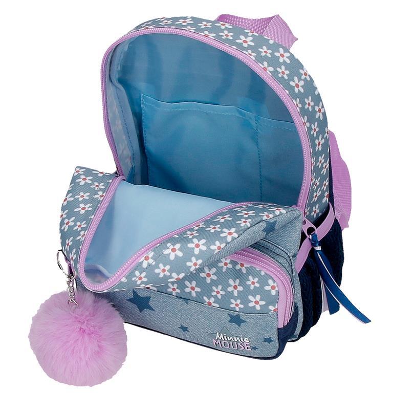 Mochila escolar Niña Disney Minnie Style  24 cm Azul