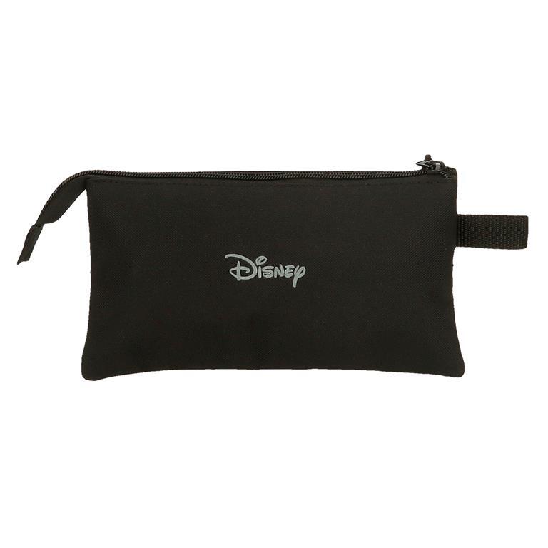 Astuccio tre scomparti Unisex Disney Mickey Heads 12 cm Nero 3/6