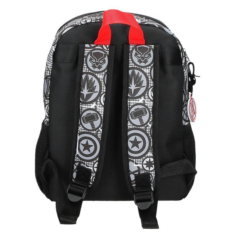 Mochila escolar Niño Marvel Heroes  32 cm Negro