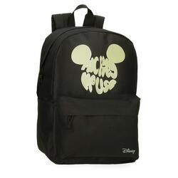 Mochila escolar Unisex Disney Mickey Multiverse  45 cm Negro