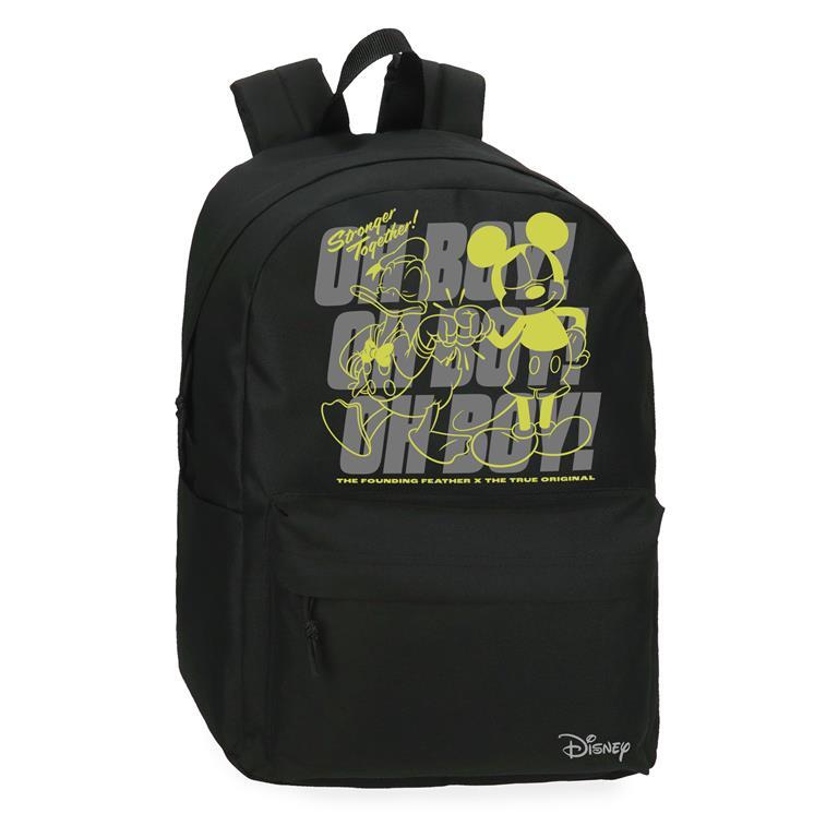 Sac à dos scolaire Unisexe Disney Mickey Oh boy 45cm Noir 1/7