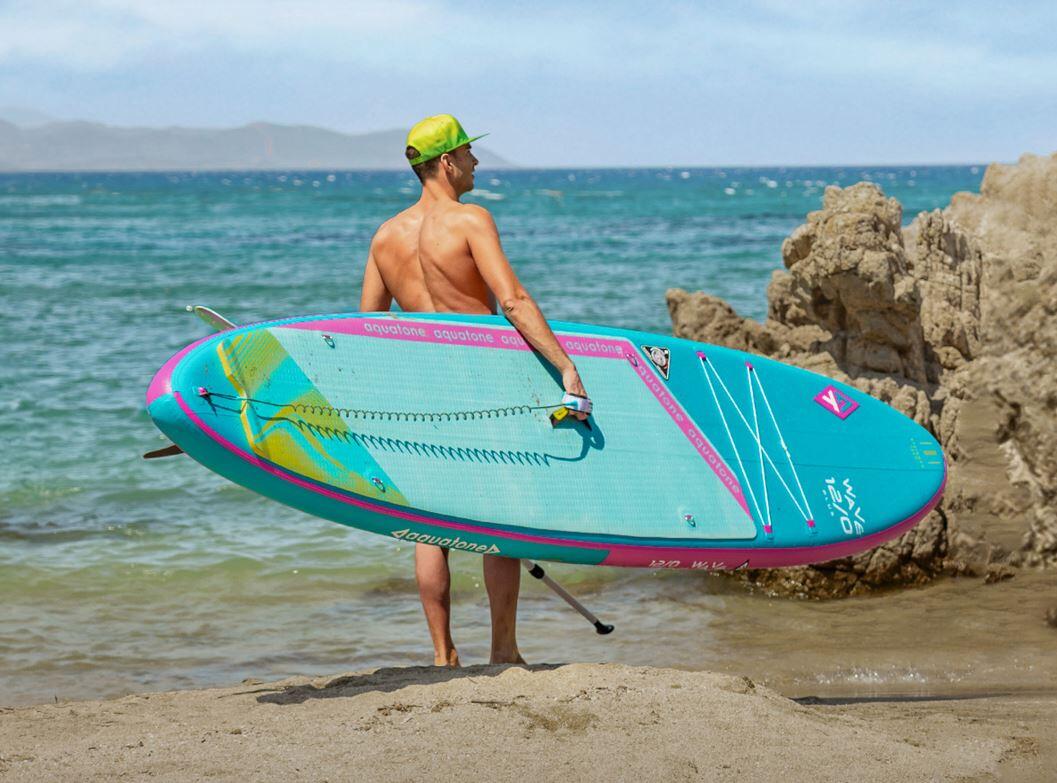 Pompowana deska sup do pływania Aquatone Wave 12.0 Allround zestaw 6/7