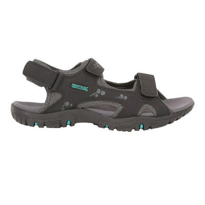 Vrouwen/dames haris sandalen (lila/licht vanille)